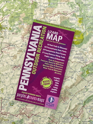 Pennsylvania Statewide Outdoor Recreation Lizard Map